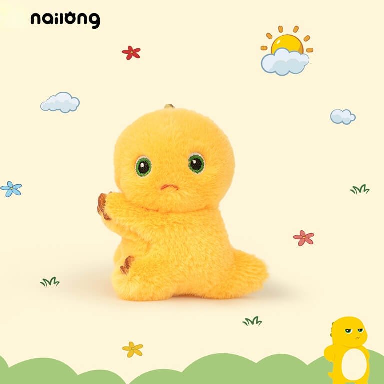 DUOAI NAILONG – MINI PLUSH DECOR CLIP FOR BACKPACK, BAG, CLOTHING